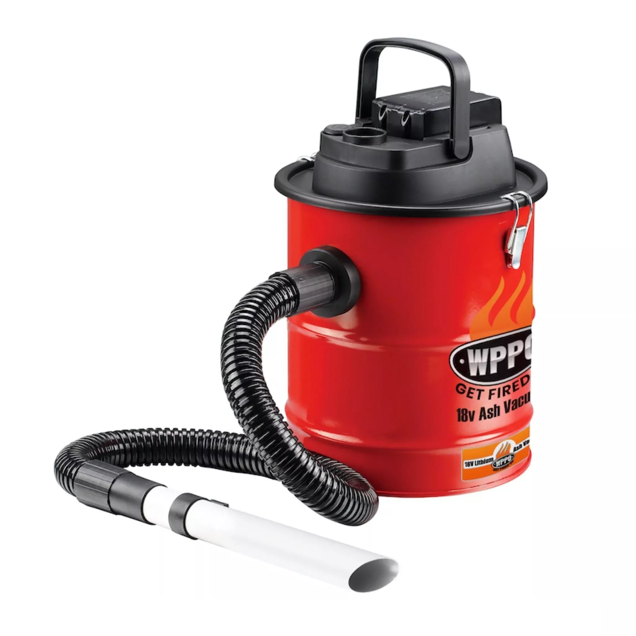 18V Rechargeable Ash Vacuum With Bonus Value Pack.