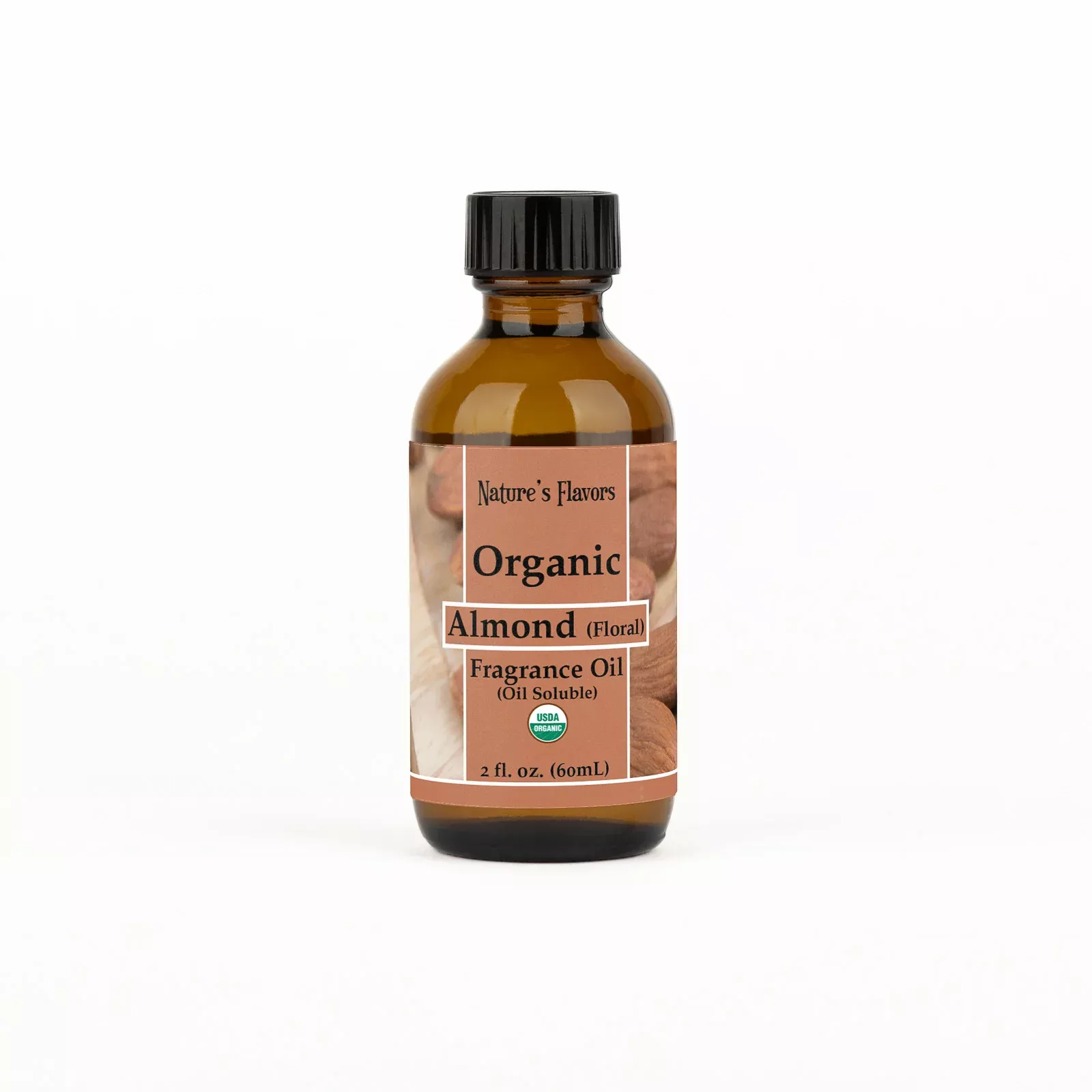 Almond Fragrance Oil with Floral Notes (Oil Soluble), Organic