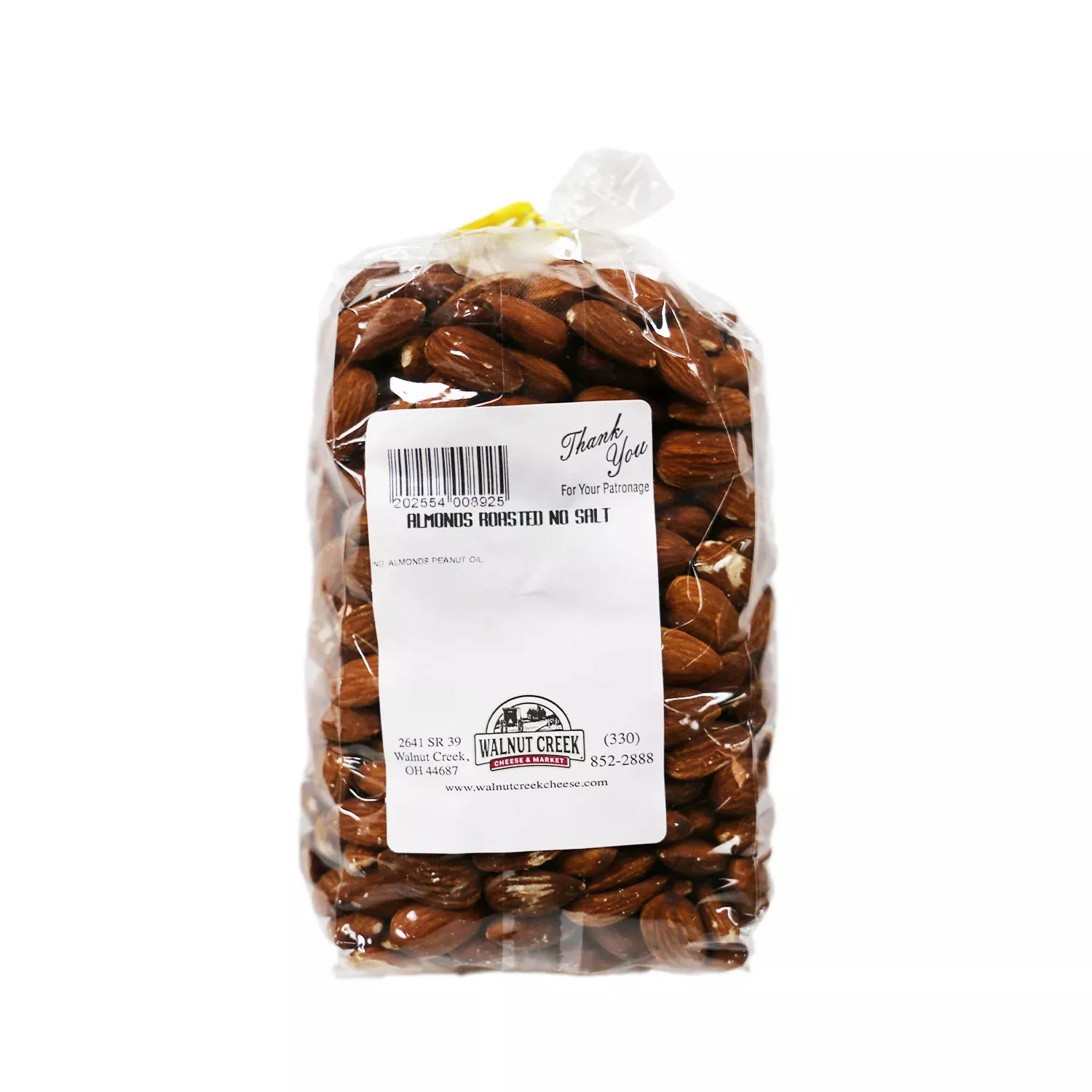 Almonds - Roasted No Salt