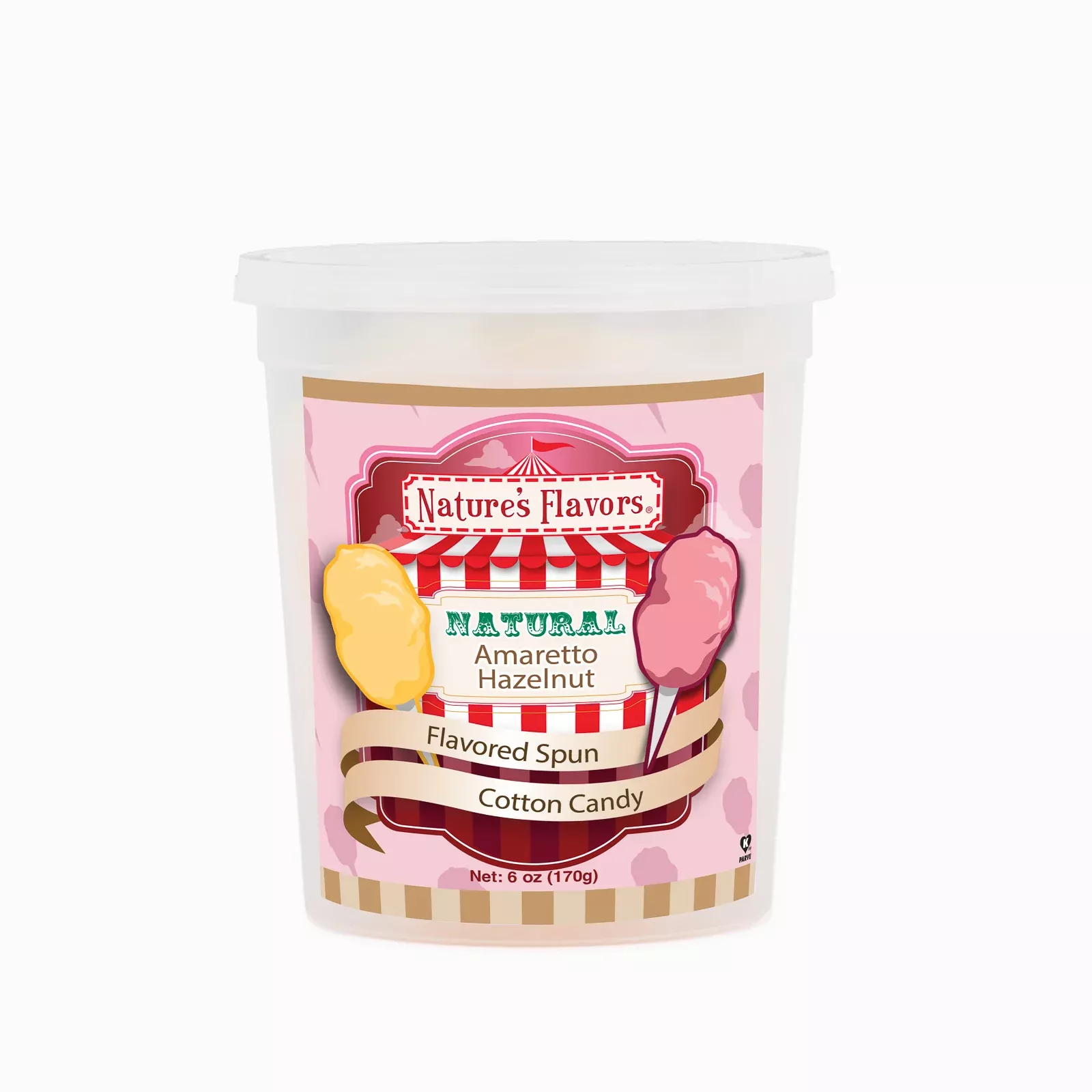 Amaretto Hazelnut Cotton Candy (Ready to Eat)