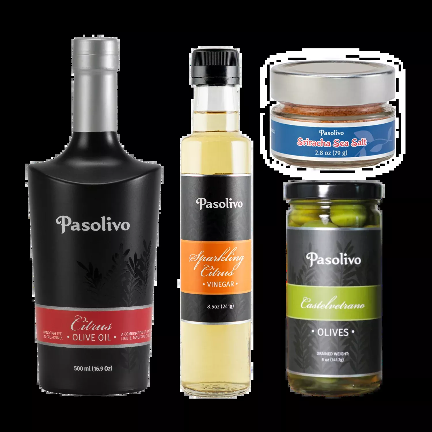 Bar Cart Gift Set | Pasolivo | California Award-Winning Olive Oil