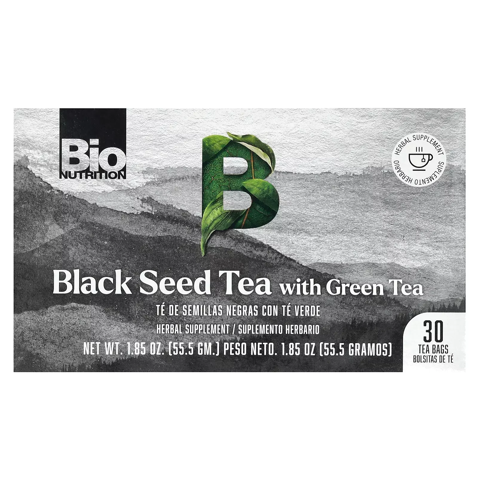 Bio Nutrition Black Seed Tea with Green Tea 1.85 oz (55.5 g) | Vitacost
