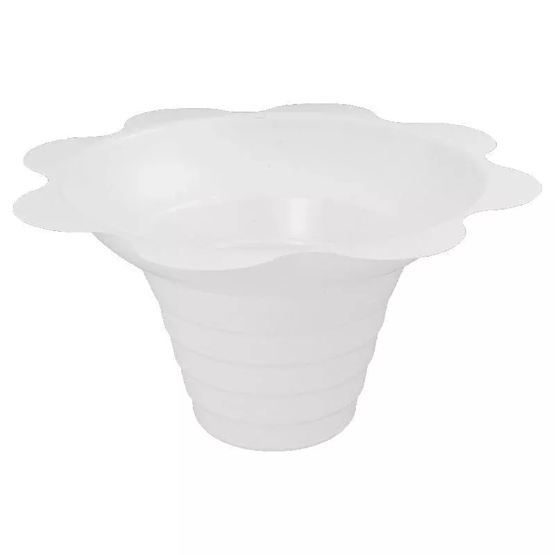 Biodegradable 4 Ounce Shaved Ice Flower Cups Small Case of 1000