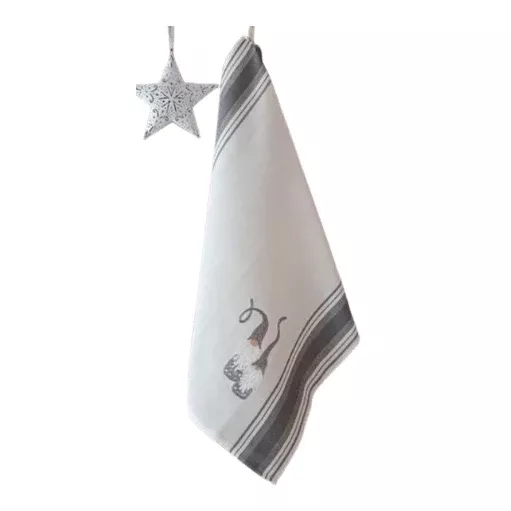 Busatti Holiday Embroidered Kitchen Towel
