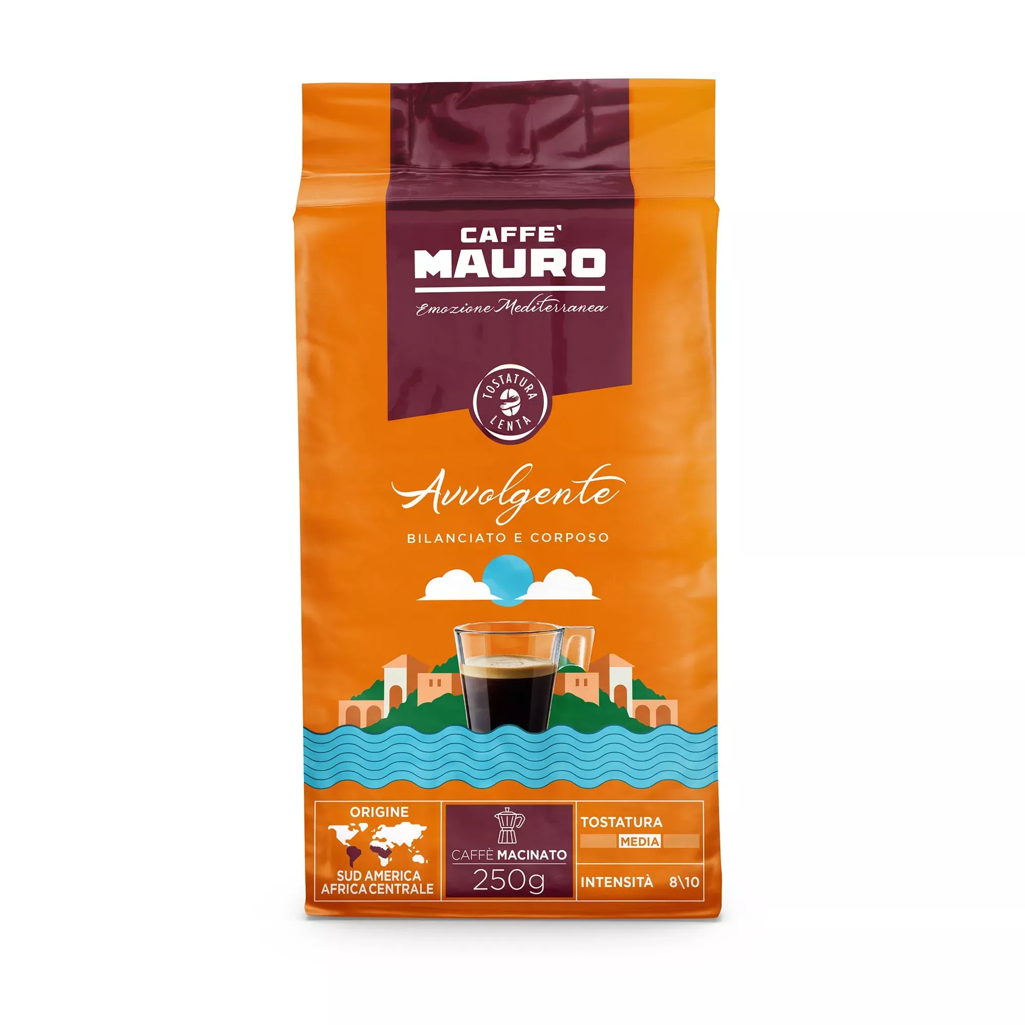 Caffe Mauro Avvolgente Ground Coffee 8.8oz/250g