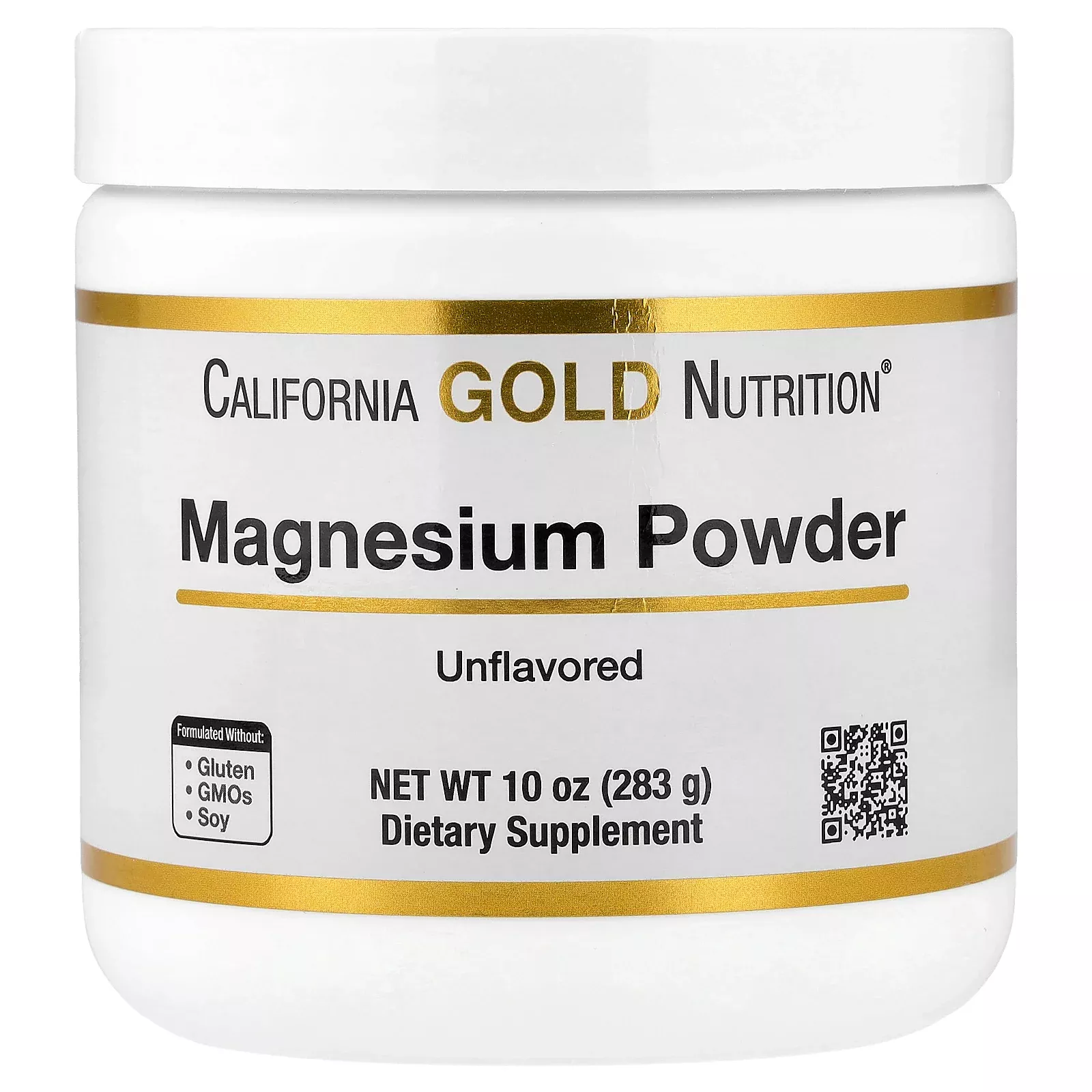California Gold Nutrition Magnesium Powder Beverage Unflavored | Vitacost
