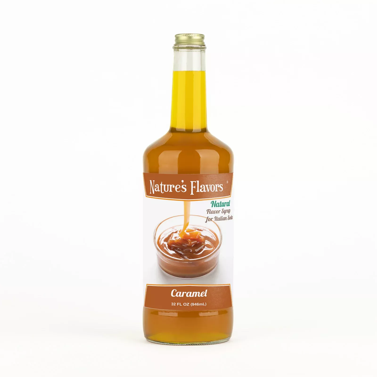 Caramel Italian Soda Syrup, Natural