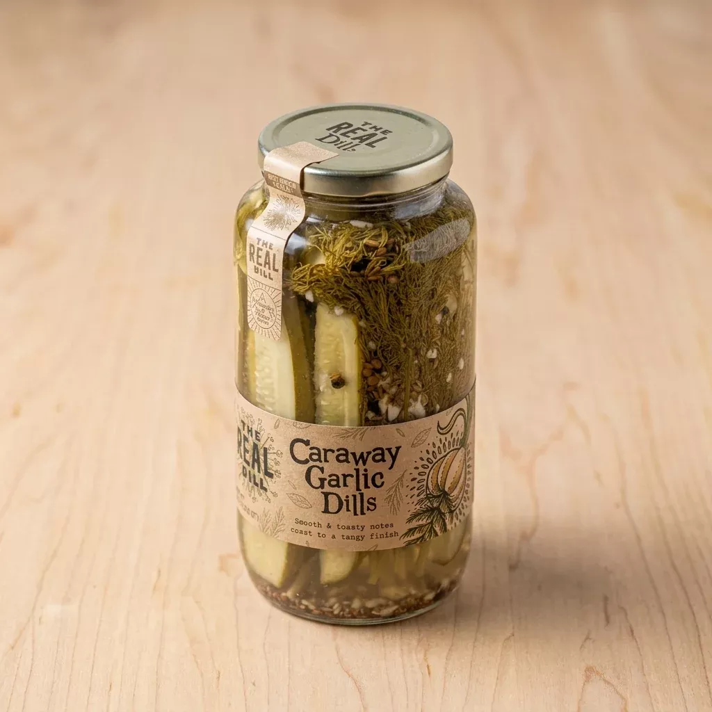 Caraway Garlic Dill Pickles