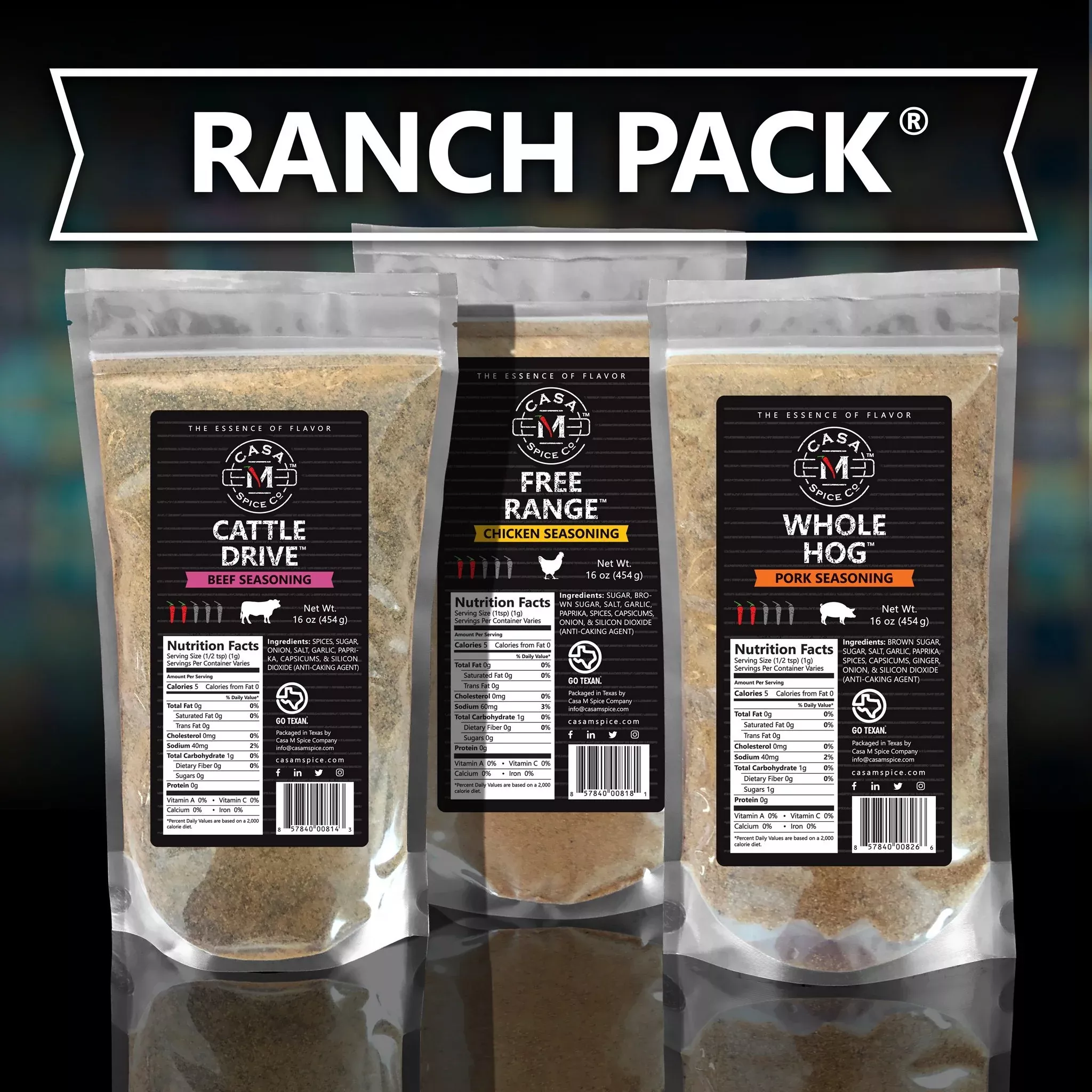 Casa M Spice Co Ranch Pack