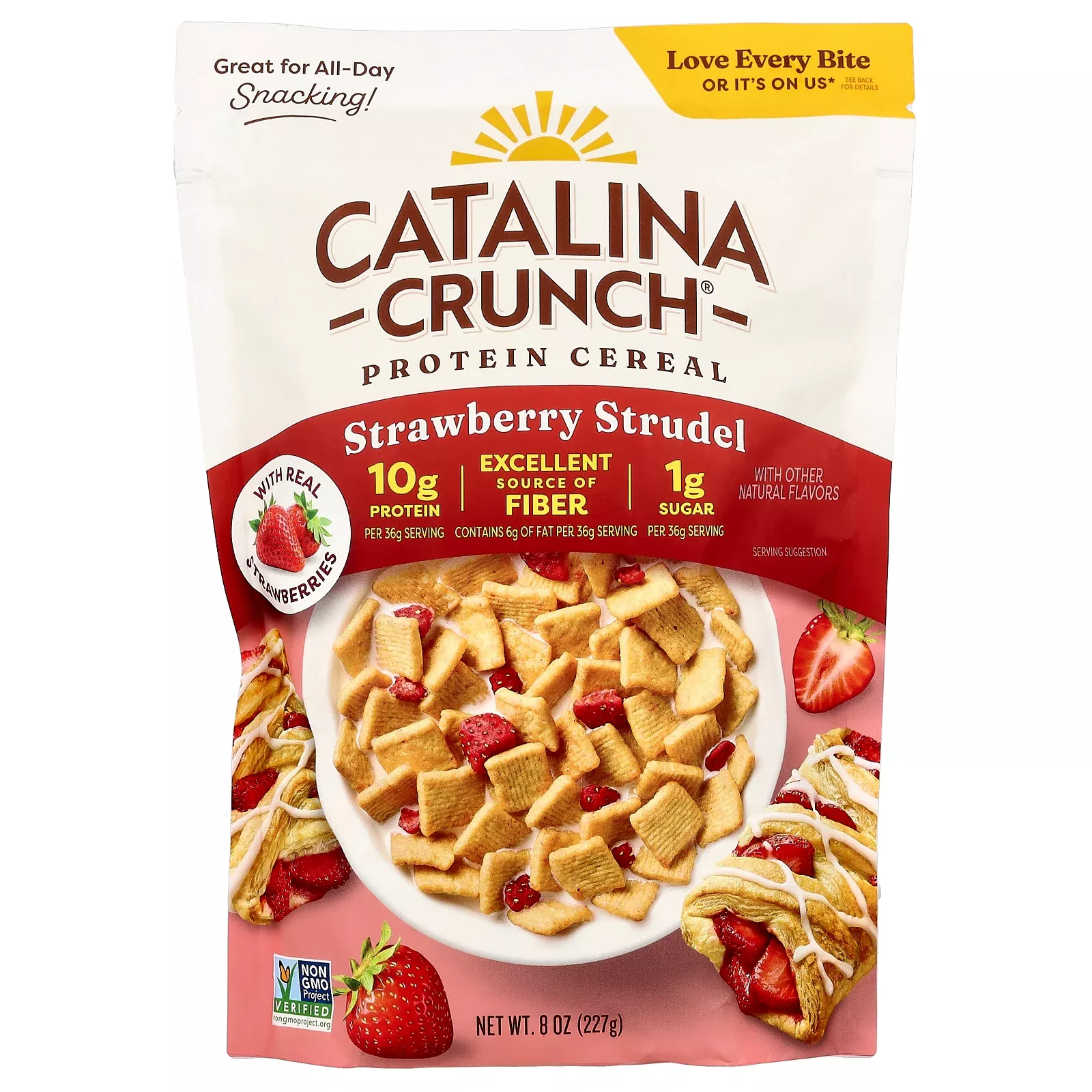 Catalina Crunch, Protein Cereal, Strawberry Strudel, 8 oz (227 g)