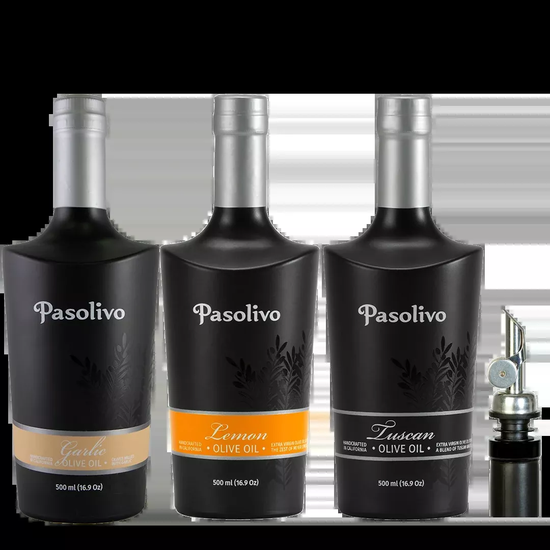 Gourmet Flavor Collection | California Olive Oil Gift Set | Pasolivo