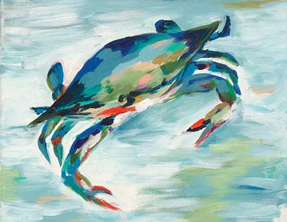 Kim Hovell Art - Maryland Blue Print: Paper / 11 x 14