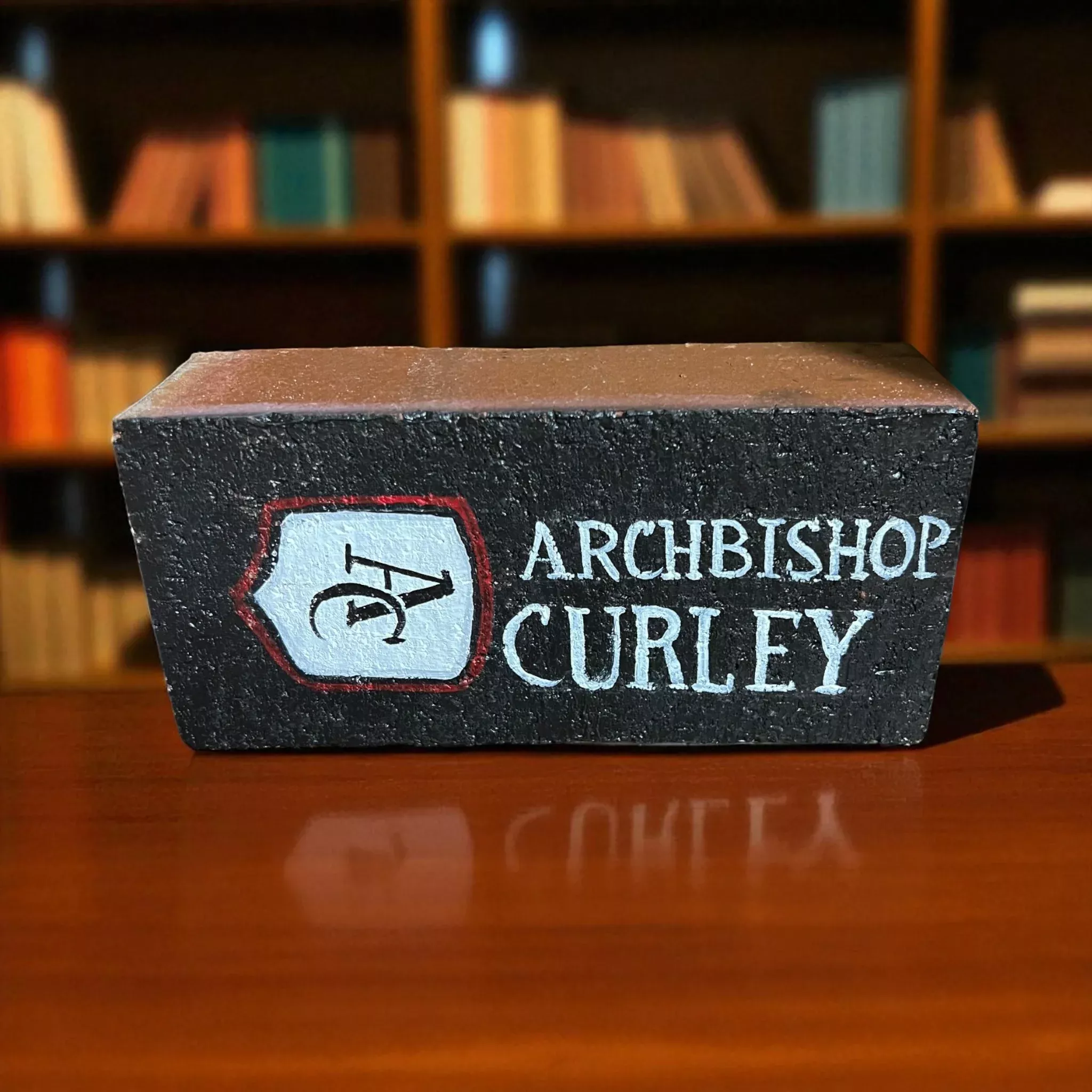 Linda Amtmann Hand Painted Brick- Curley