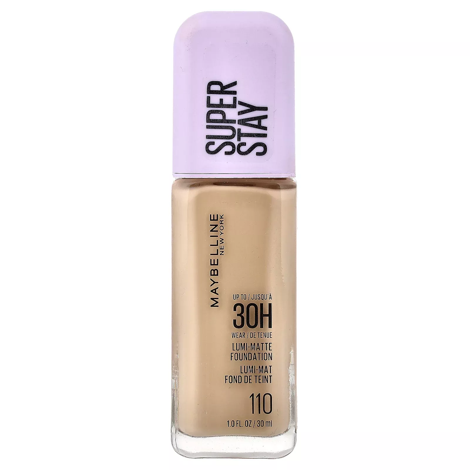 Maybelline, Super Stay, Lumi-Matte Foundation, 110, 1 fl oz (30 ml)