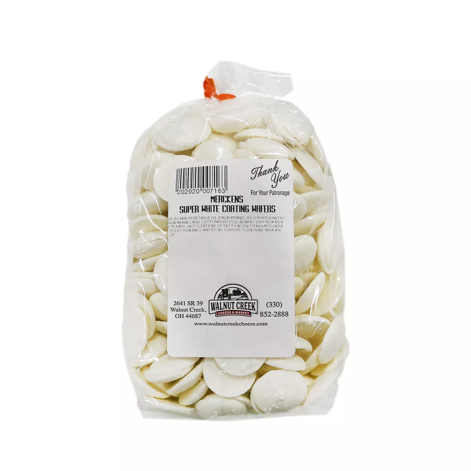 Merckens Chocolate - Super White Wafers