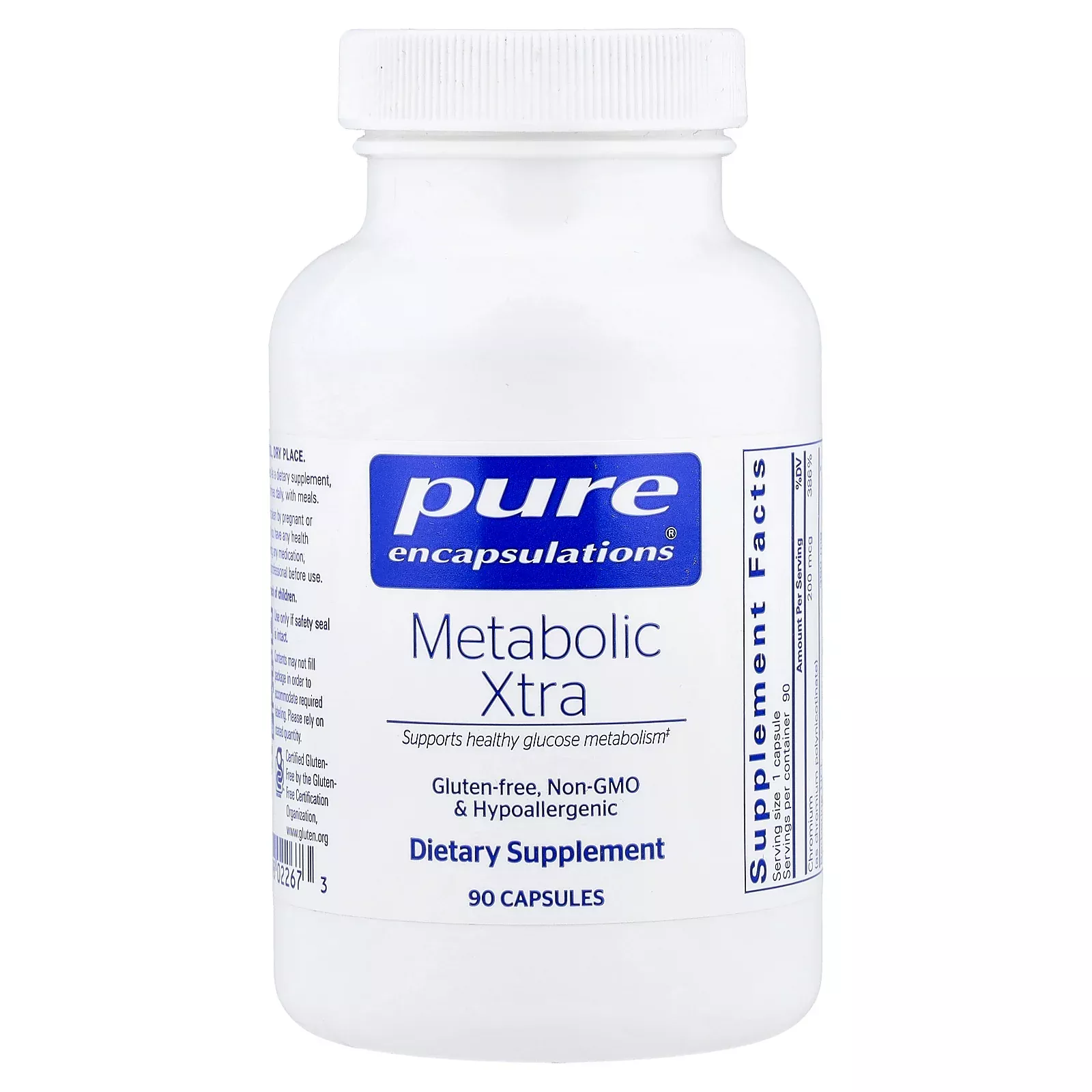 Pure Encapsulations Metabolic Xtra | 90 Capsules | Vitacost