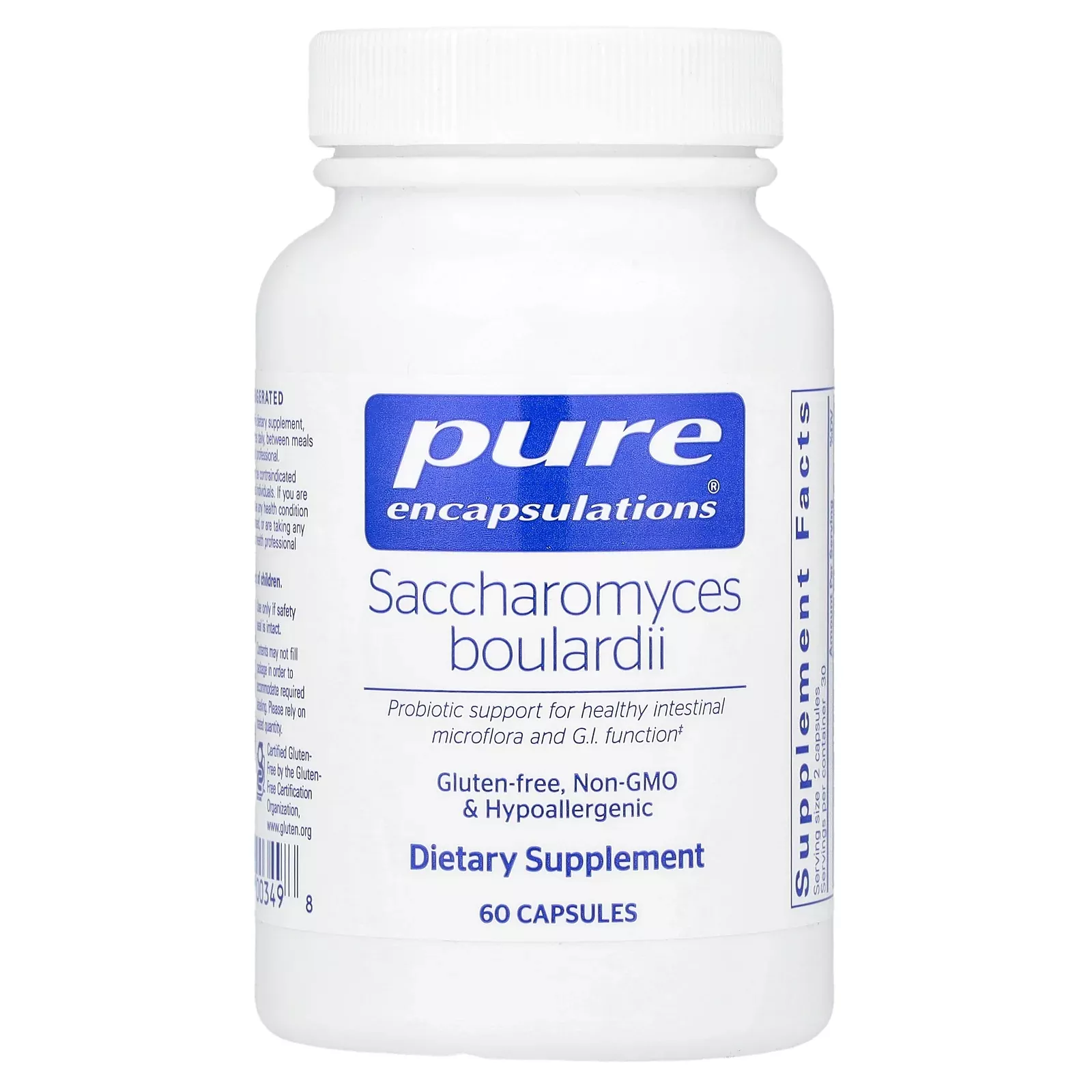 Pure Encapsulations, Saccharomyces Boulardii, 60 Capsules (5 Billion C