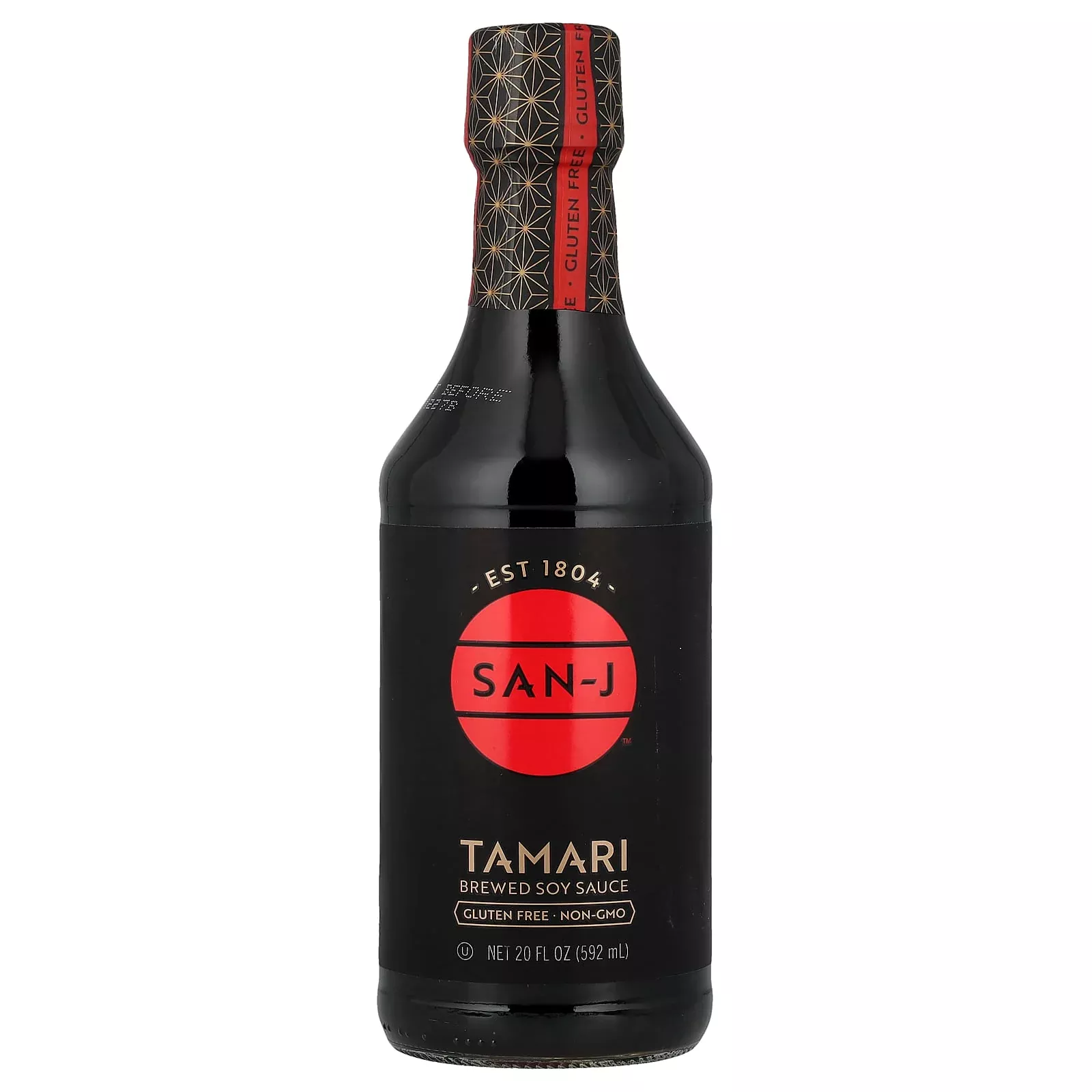 San-J, Tamari Brewed Soy Sauce, 20 fl oz (592 ml)