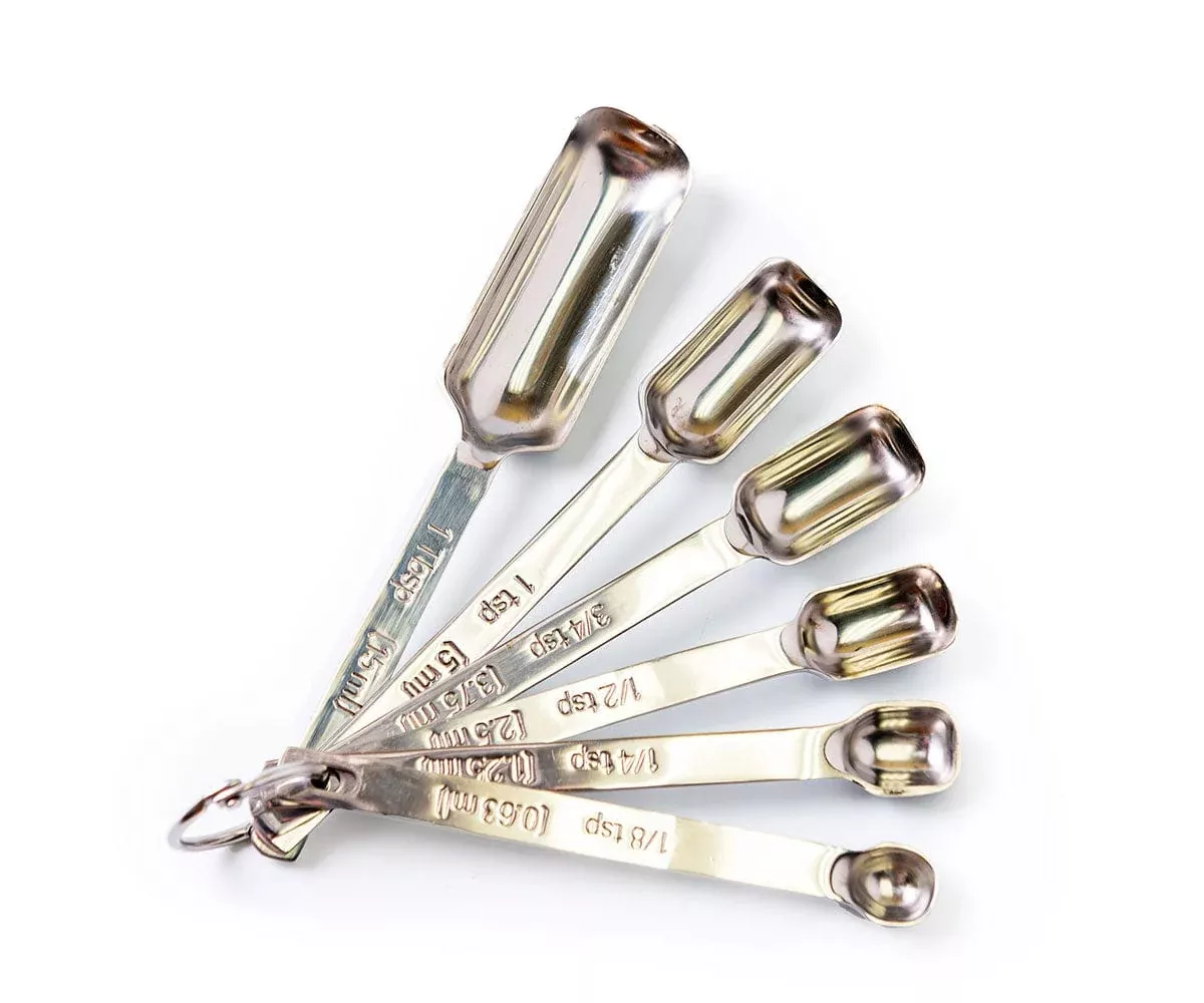 Stainless Steel Measuring Spoons (Set of 6)