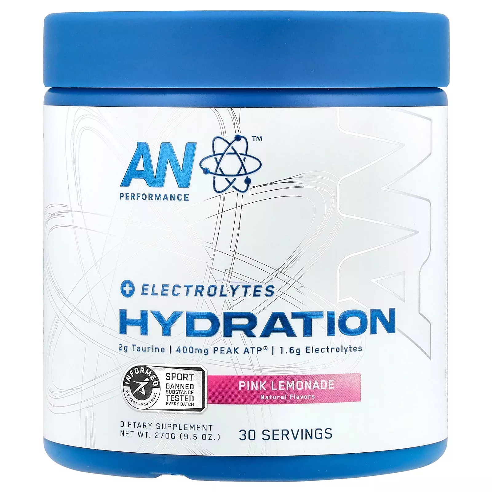 AN Supps Hydration Pink Lemonade | 9.5 oz | Vitacost